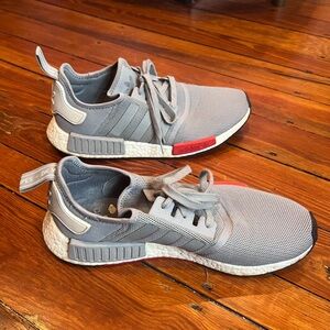 Adidas NMD Gray/Red Sneakers